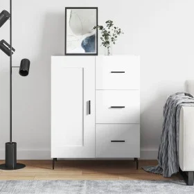 Hochglanzweißes Sperrholz-Sideboard 69,5 x 34 x 90 cm von vidaXL, Sideboards - Ref: Foro24-830278, Preis: 105,09 €, Rabatt: %