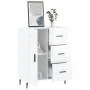 Hochglanzweißes Sperrholz-Sideboard 69,5 x 34 x 90 cm von vidaXL, Sideboards - Ref: Foro24-830278, Preis: 105,09 €, Rabatt: %