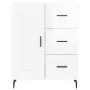 Hochglanzweißes Sperrholz-Sideboard 69,5 x 34 x 90 cm von vidaXL, Sideboards - Ref: Foro24-830278, Preis: 105,09 €, Rabatt: %
