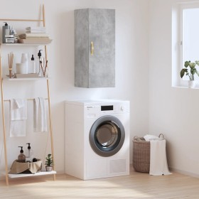 Concrete gray wall cabinet 34.5x34x90 cm by vidaXL, Sideboards - Ref: Foro24-828840, Price: 46,97 €, Discount: %