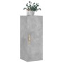 Armario de pared gris hormigón 34,5x34x90 cm de vidaXL, Aparadores - Ref: Foro24-828840, Precio: 46,90 €, Descuento: %