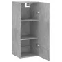 Concrete gray wall cabinet 34.5x34x90 cm by vidaXL, Sideboards - Ref: Foro24-828840, Price: 46,39 €, Discount: %