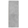Armario de pared gris hormigón 34,5x34x90 cm de vidaXL, Aparadores - Ref: Foro24-828840, Precio: 46,90 €, Descuento: %