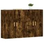 Wandschränke, 2 Stück, Holzwerkstoff, geräucherte Eiche von vidaXL, Sideboards - Ref: Foro24-3197878, Preis: 125,55 €, Rabatt: %
