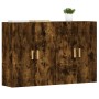 Wandschränke, 2 Stück, Holzwerkstoff, geräucherte Eiche von vidaXL, Sideboards - Ref: Foro24-3197878, Preis: 127,04 €, Rabatt: %