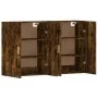 Wall cabinets 2 pcs engineered wood smoked oak by vidaXL, Sideboards - Ref: Foro24-3197878, Price: 125,54 €, Discount: %