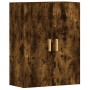 Wandschränke, 2 Stück, Holzwerkstoff, geräucherte Eiche von vidaXL, Sideboards - Ref: Foro24-3197878, Preis: 127,04 €, Rabatt: %