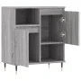 Sonoma gray plywood sideboard 60x35x70 cm by vidaXL, Sideboards - Ref: Foro24-831186, Price: 61,01 €, Discount: %