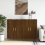 Wall cabinets 2 units engineered wood brown oak by vidaXL, Sideboards - Ref: Foro24-3197880, Price: 157,95 €, Discount: %
