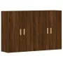 Wandschränke 2 Stk. Holzwerkstoff braune Eiche von vidaXL, Sideboards - Ref: Foro24-3197880, Preis: 155,79 €, Rabatt: %