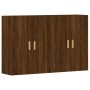 Wandschränke 2 Stk. Holzwerkstoff braune Eiche von vidaXL, Sideboards - Ref: Foro24-3197880, Preis: 157,95 €, Rabatt: %