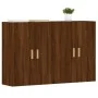 Wandschränke 2 Stk. Holzwerkstoff braune Eiche von vidaXL, Sideboards - Ref: Foro24-3197880, Preis: 155,79 €, Rabatt: %