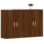 Wandschränke 2 Stk. Holzwerkstoff braune Eiche von vidaXL, Sideboards - Ref: Foro24-3197880, Preis: 157,95 €, Rabatt: %