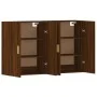 Wandschränke 2 Stk. Holzwerkstoff braune Eiche von vidaXL, Sideboards - Ref: Foro24-3197880, Preis: 155,79 €, Rabatt: %