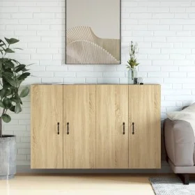 Wall cabinets 2 pcs engineered wood Sonoma oak by vidaXL, Sideboards - Ref: Foro24-3197883, Price: 164,94 €, Discount: %