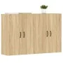 Armarios de pared 2 uds madera de ingeniería roble Sonoma de vidaXL, Aparadores - Ref: Foro24-3197883, Precio: 164,90 €, Desc...