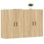 Wall cabinets 2 pcs engineered wood Sonoma oak by vidaXL, Sideboards - Ref: Foro24-3197883, Price: 167,54 €, Discount: %