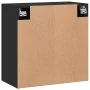 Schwarzer Wandschrank aus Holzwerkstoff, 60 x 31 x 60 cm von vidaXL, Schließfächer und Lagerschränke - Ref: Foro24-829981, Pr...