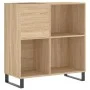 Disc Möbel Sperrholz Sonoma Eiche 84,5x38x89 cm von vidaXL, CD- und DVD-Speicher - Ref: Foro24-831783, Preis: 78,03 €, Rabatt: %