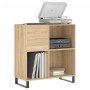 Disc Möbel Sperrholz Sonoma Eiche 84,5x38x89 cm von vidaXL, CD- und DVD-Speicher - Ref: Foro24-831783, Preis: 78,21 €, Rabatt: %