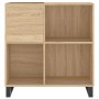 Disc Möbel Sperrholz Sonoma Eiche 84,5x38x89 cm von vidaXL, CD- und DVD-Speicher - Ref: Foro24-831783, Preis: 78,21 €, Rabatt: %