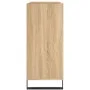 Mueble discos madera contrachapada roble Sonoma 84,5x38x89 cm de vidaXL, Almacenamiento para CD y DVD - Ref: Foro24-831783, P...