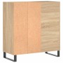 Disc Möbel Sperrholz Sonoma Eiche 84,5x38x89 cm von vidaXL, CD- und DVD-Speicher - Ref: Foro24-831783, Preis: 78,21 €, Rabatt: %