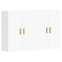 Armarios de pared 2 uds madera de ingeniería blanco de vidaXL, Aparadores - Ref: Foro24-3197873, Precio: 166,21 €, Descuento: %