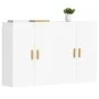 Armarios de pared 2 uds madera de ingeniería blanco de vidaXL, Aparadores - Ref: Foro24-3197873, Precio: 166,21 €, Descuento: %