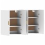 Wall cabinets 2 pcs white engineered wood by vidaXL, Sideboards - Ref: Foro24-3197873, Price: 168,89 €, Discount: %