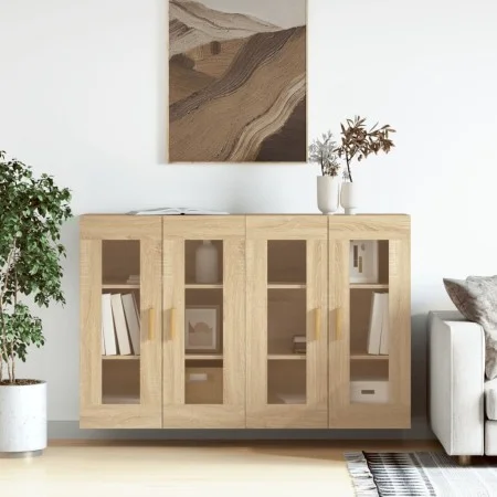 Armarios de pared 2 uds madera de ingeniería roble Sonoma by vidaXL, Sideboards - Ref: Foro24-3197899, Price: 164,32 €, Disco...
