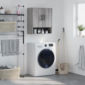 Sonoma gray engineered wood wall cabinet 60x31x70 cm by vidaXL, Lockers and storage cabinets - Ref: Foro24-829938, Price: 63,...