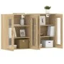 Armarios de pared 2 uds madera de ingeniería roble Sonoma by vidaXL, Sideboards - Ref: Foro24-3197899, Price: 164,32 €, Disco...