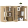Armarios de pared 2 uds madera de ingeniería roble Sonoma by vidaXL, Sideboards - Ref: Foro24-3197899, Price: 169,64 €, Disco...