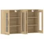 Armarios de pared 2 uds madera de ingeniería roble Sonoma by vidaXL, Sideboards - Ref: Foro24-3197899, Price: 164,32 €, Disco...