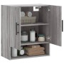 Sonoma grauer Wandschrank aus Holzwerkstoff, 60 x 31 x 70 cm von vidaXL, Schließfächer und Lagerschränke - Ref: Foro24-829938...