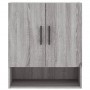Sonoma grauer Wandschrank aus Holzwerkstoff, 60 x 31 x 70 cm von vidaXL, Schließfächer und Lagerschränke - Ref: Foro24-829938...