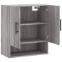Sonoma grauer Wandschrank aus Holzwerkstoff, 60 x 31 x 70 cm von vidaXL, Schließfächer und Lagerschränke - Ref: Foro24-829938...