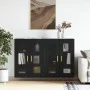 Armarios de pared 2 uds madera de ingeniería negro by vidaXL, Sideboards - Ref: Foro24-3197898, Price: 145,12 €, Discount: %