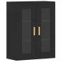 Armarios de pared 2 uds madera de ingeniería negro by vidaXL, Sideboards - Ref: Foro24-3197898, Price: 145,12 €, Discount: %