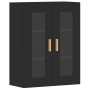 Armarios de pared 2 uds madera de ingeniería negro von vidaXL, Sideboards - Ref: Foro24-3197898, Preis: 146,10 €, Rabatt: %