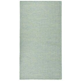 Alfombra de exterior de tejido plano turquesa 140x200 cm de vidaXL, Alfombras - Ref: Foro24-340803, Precio: 55,13 €, Descuent...