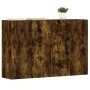 Wall cabinets 2 pcs engineered wood smoked oak by vidaXL, Sideboards - Ref: Foro24-3197886, Price: 142,21 €, Discount: %