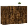 Wandschränke, 2 Stück, Holzwerkstoff, geräucherte Eiche von vidaXL, Sideboards - Ref: Foro24-3197886, Preis: 143,46 €, Rabatt: %