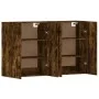 Wall cabinets 2 pcs engineered wood smoked oak by vidaXL, Sideboards - Ref: Foro24-3197886, Price: 142,21 €, Discount: %