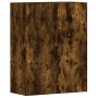 Wandschränke, 2 Stück, Holzwerkstoff, geräucherte Eiche von vidaXL, Sideboards - Ref: Foro24-3197886, Preis: 143,46 €, Rabatt: %