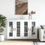 Wandschränke, 2 Stück, weißes Holzwerkstoff von vidaXL, Sideboards - Ref: Foro24-3197897, Preis: 180,82 €, Rabatt: %