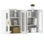 Armarios de pared 2 uds madera de ingeniería blanco de vidaXL, Aparadores - Ref: Foro24-3197897, Precio: 173,93 €, Descuento: %