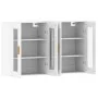 Armarios de pared 2 uds madera de ingeniería blanco de vidaXL, Aparadores - Ref: Foro24-3197897, Precio: 173,93 €, Descuento: %