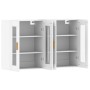 Wandschränke, 2 Stück, weißes Holzwerkstoff von vidaXL, Sideboards - Ref: Foro24-3197897, Preis: 176,97 €, Rabatt: %